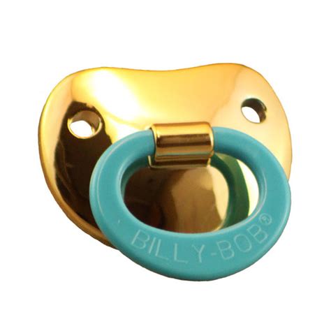 Gold Pacifier Billy Bob Excalibur Deluxe Bling Baby Si