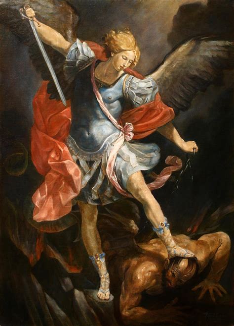 Archangel Michael Painting by Darko Topalski