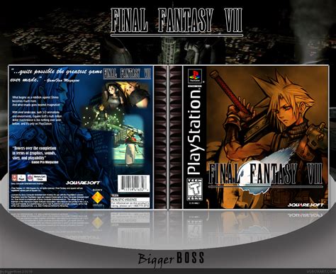 Final Fantasy VII PlayStation Box Art Cover by BiggerBoss