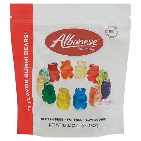 Albanese World's Best 12 Flavor Gummi Bears - Shop Candy at H-E-B