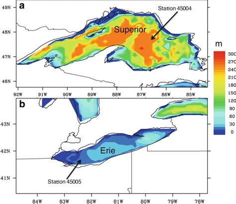 Lake Superior Depth Map