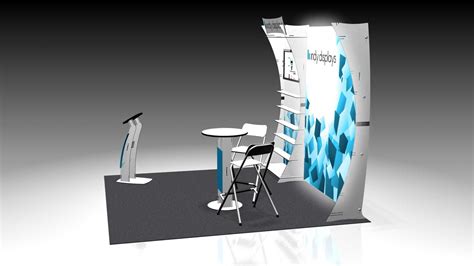 Modern Portable Modular Trade Show Booth Design for standard 10x10 ...