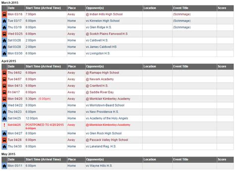 JV Lacrosse Schedule - Northern Highlands girls lacrosse