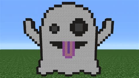 Minecraft Tutorial: How To Make A Ghost Emoji | Minecraft tutorial, Emoji, Minecraft