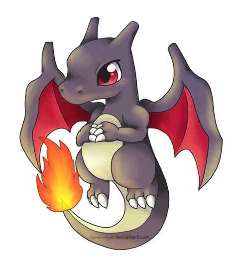 Chibi Shiny Charizard [Redraw] by Hime--Nyan on DeviantArt | Pokemon ...