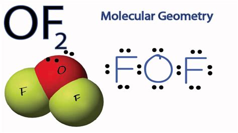 OF2 Molecular Geometry (note: precise bond angle is 103.1) - YouTube