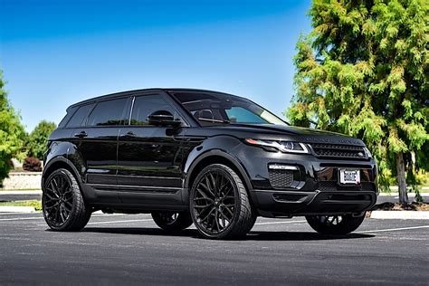 Land Rover Evoque Black with Asanti ABL-21 Aftermarket Wheels | Wheel Front