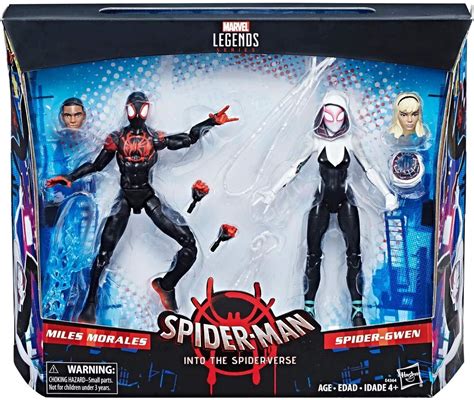 Buy MARVEL Legends Spider-Man Miles Morales Spider-Gwen Spider-Verse ...