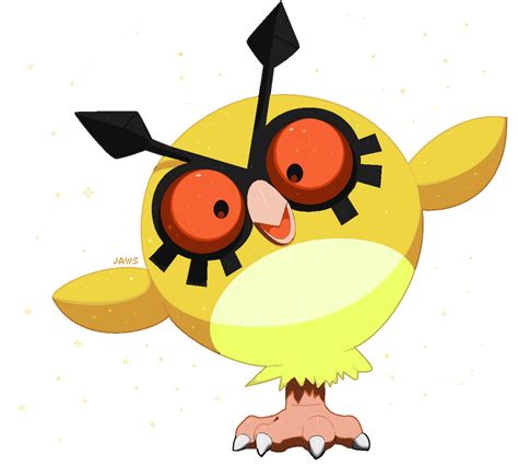 Shiny Hoothoot by Willow-Pendragon on DeviantArt