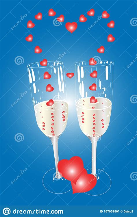 Toast To Celebrate the New Year Stock Vector - Illustration of festa ...