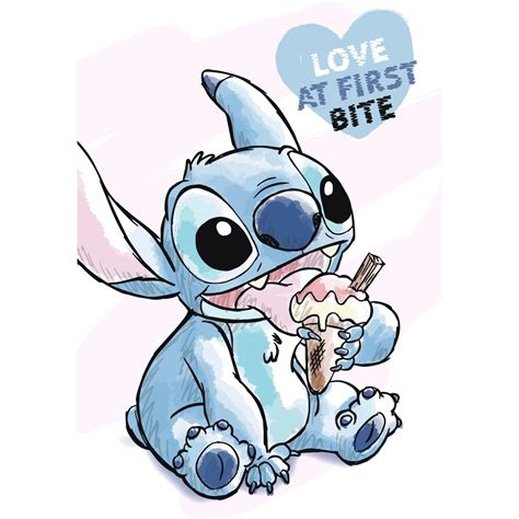 Lilo & Stitch Love at First Bite Poster | BIG W