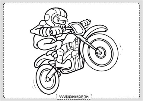 Dibujos de Motos para colorear | Dibujos de Motoristas