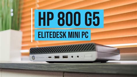 HP ELITEDESK 800 G5 Mini pc reacondicionado Review - YouTube