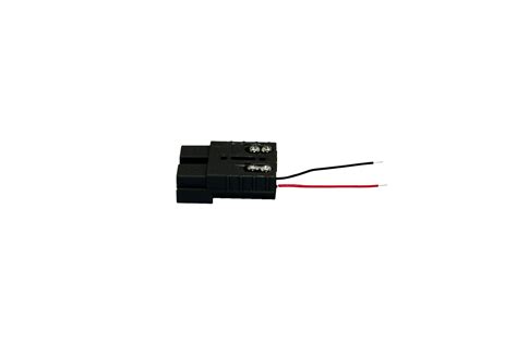 50 Amp Anderson Connector with Screws (no soldering) Black – Trailer Vision