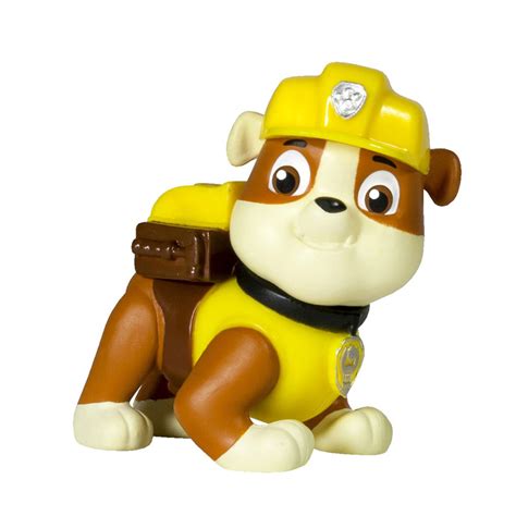 Paw Patrol Mini Speelfiguur - Rubble online kopen | Lobbes Speelgoed