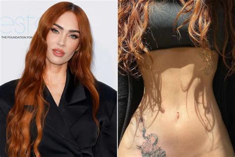 Megan Fox Debuts New Tattoos — Including a Risqué Hip Coverup of Ex ...