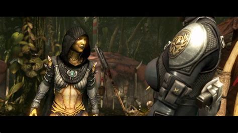 Mortal Kombat XL Story Mode D'vorah vs Rain, Tanya, and Mileena - YouTube