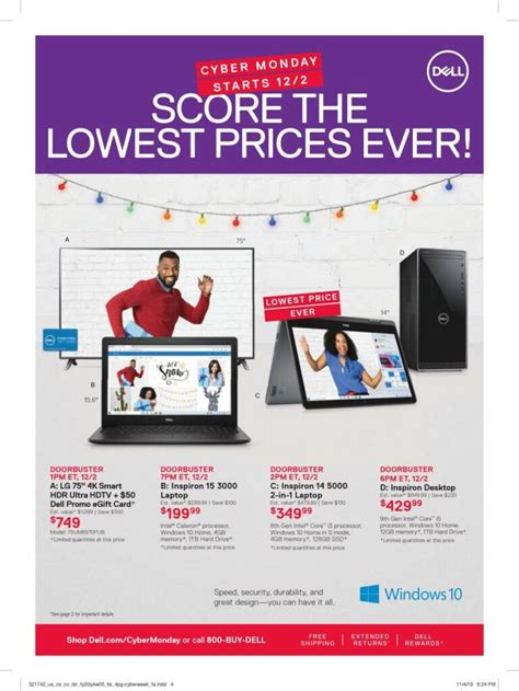 Dell Cyber Monday 2019 Ad