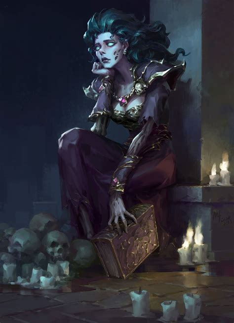 Undead Mage | Fantasy concept art, Undead art, Undead