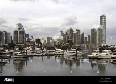 Panama City skyline, Panama Stock Photo - Alamy