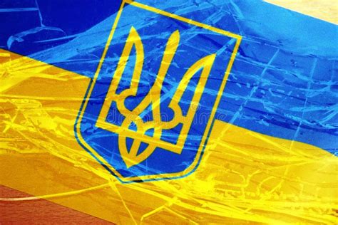 Ukrainian Flag Closeup. Waving Flag of Ukraine Stock Image - Image of ...