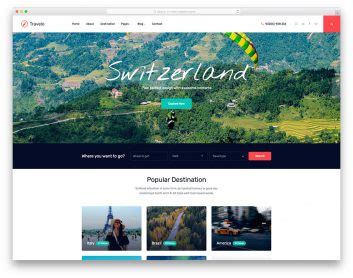 Travelista - Free Responsive Travel Website Template - Colorlib