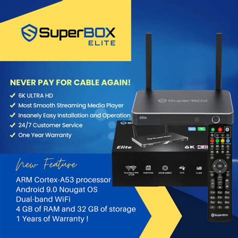 Superbox Elite Discount Android TV Box Ultra HD Streaming Box 2021 ...