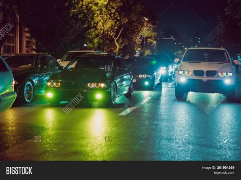 Night View Cars. Road Image & Photo (Free Trial) | Bigstock