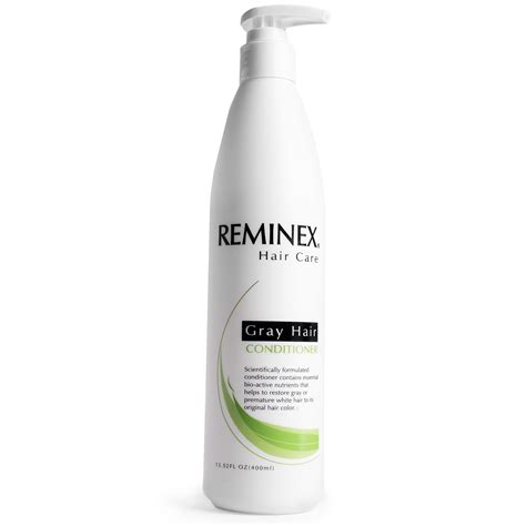 Reminex Anti Grey Hair Shampoo And Conditioner - Color Restore Set To ...