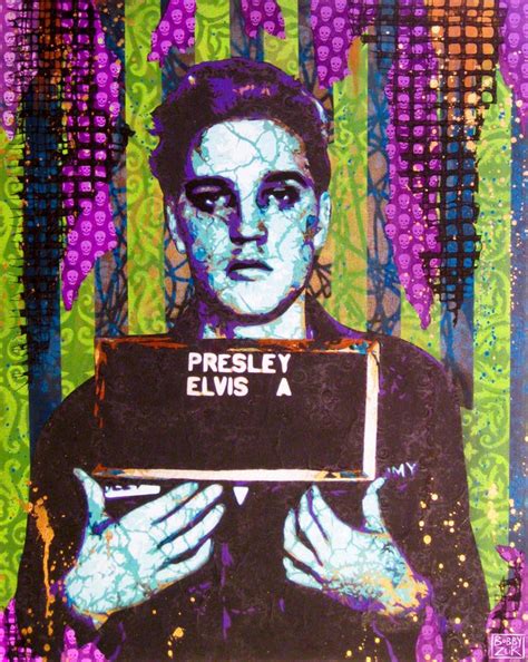 My Elvis portrait "Jailhouse Rock" - 24 x 30 inches, spray paint and acrylic on canvas : r ...