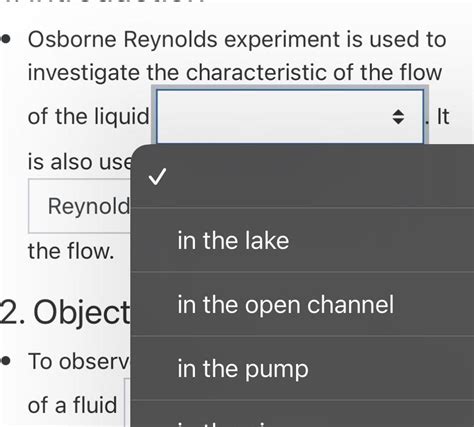 [ANSWERED] Osborne Reynolds experiment is used to investigate the - Kunduz