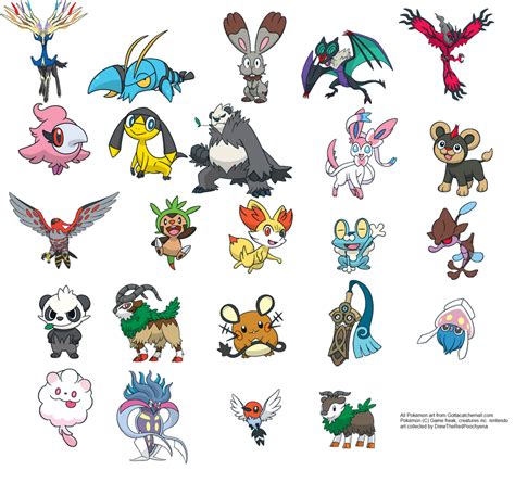 all Gottacatchemall.com Pokemon Official Art by DrewTheRedPoochyena on DeviantArt