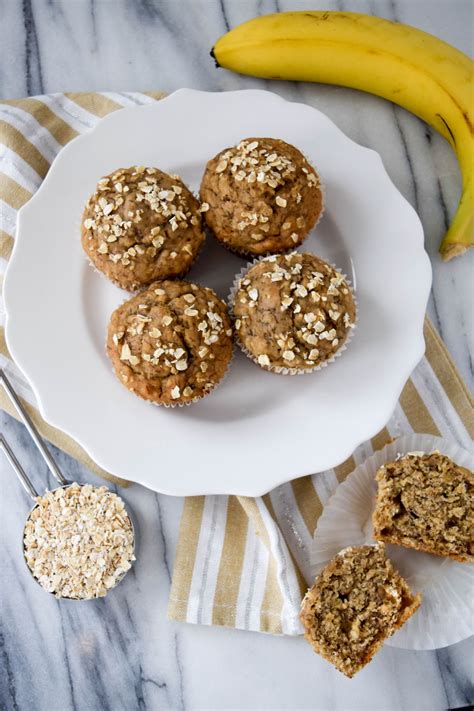 Egg Free Nut Free Banana Oat Muffins for Toddlers- Toddler muffins ...