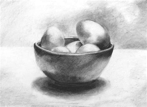 Still life - Learning the basics of drawing with charcoal | Charcoal drawing, Basic drawing ...