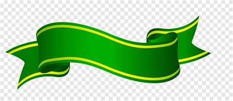 Green and yellow ribbon illustration, Ribbon, text, logo png | PNGEgg