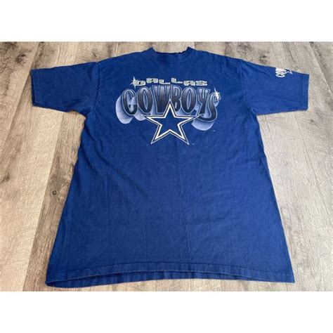 NFL | Shirts | Vintage Dallas Cowboys Tshirt Mens Xl Blue Single Stitch ...