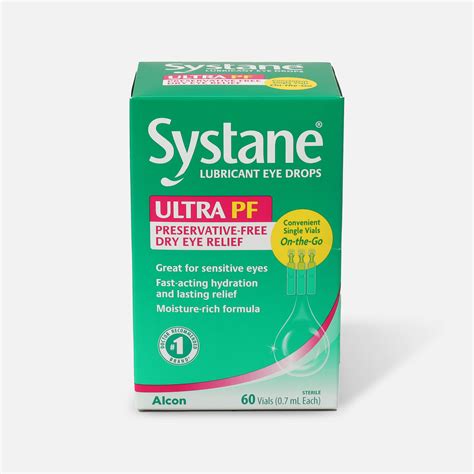 FSA Eligible Systane Ultra Preservative Free Lubricant Eye Drops, 60 ct. | FSA Store