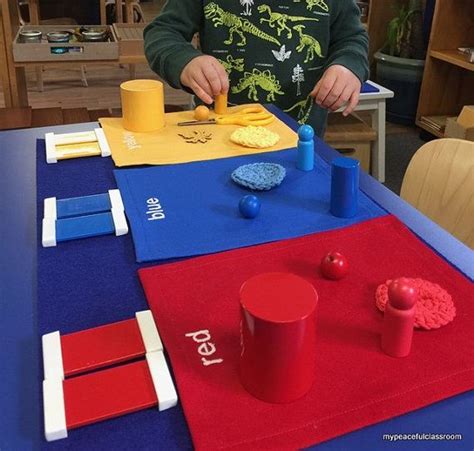 Montessori Color Box 1 Extension Mats: Red Yellow and Blue | Etsy ...