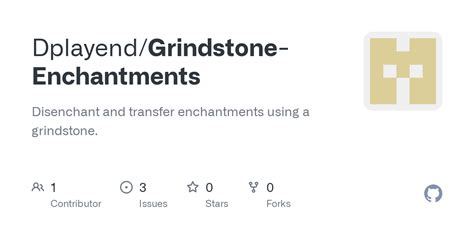 Issues · Dplayend/Grindstone-Enchantments · GitHub