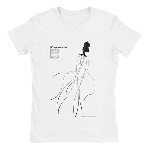 Natural World Facts - Magnapinna (bigfin squid) womens tee – Crowdmade