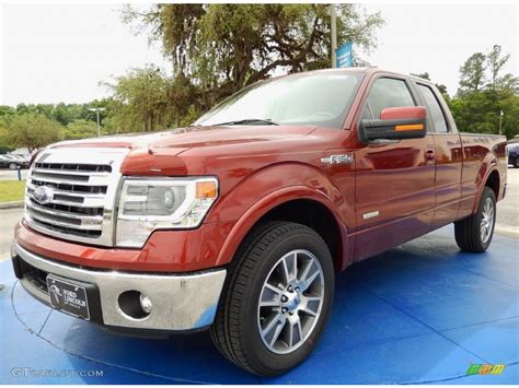 2014 Sunset Ford F150 Lariat SuperCab #93038670 Photo #5 | GTCarLot.com - Car Color Galleries