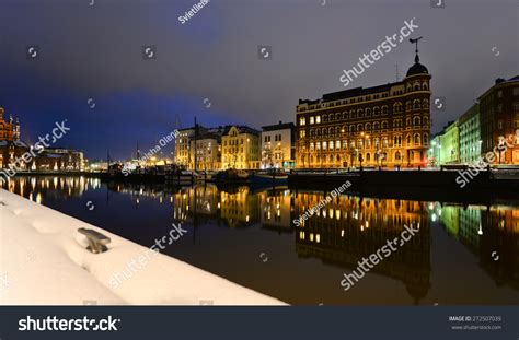 Night View Old Town Helsinki Finlandold Stock Photo 272507039 ...