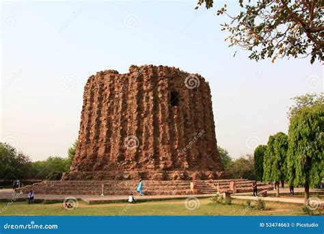 Alai minar editorial stock photo. Image of historic, building - 53474663