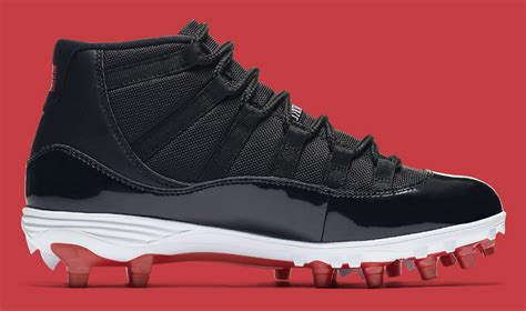 Air Jordan 11 "Bred" & Colombia" Cleats - JustFreshKicks