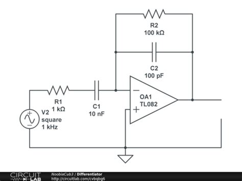 Differentiator - CircuitLab