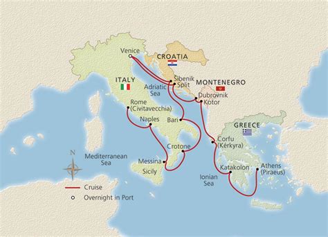 Italy, the Adriatic & Greece - Barcelona to Venice - Cruise Overview