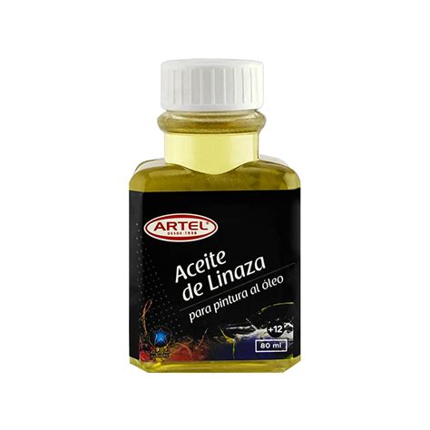 ACEITE LINAZA 080ML PARA PINTURA OLEO ARTEL