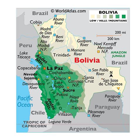 Bolivia Maps & Facts - World Atlas