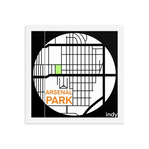 Arsenal Park Minimal Map — PlaceMakers