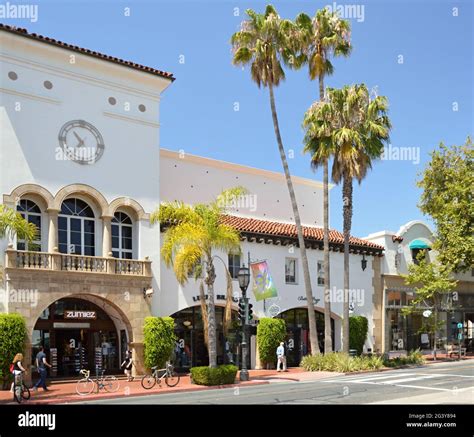 Downtown Santa Barbara, California Stock Photo - Alamy